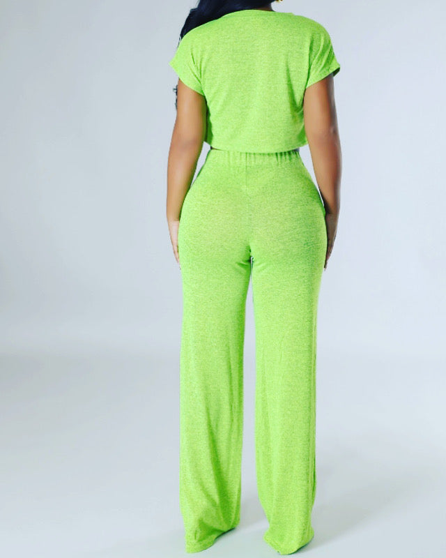 Found Comfort Set- Neon Green