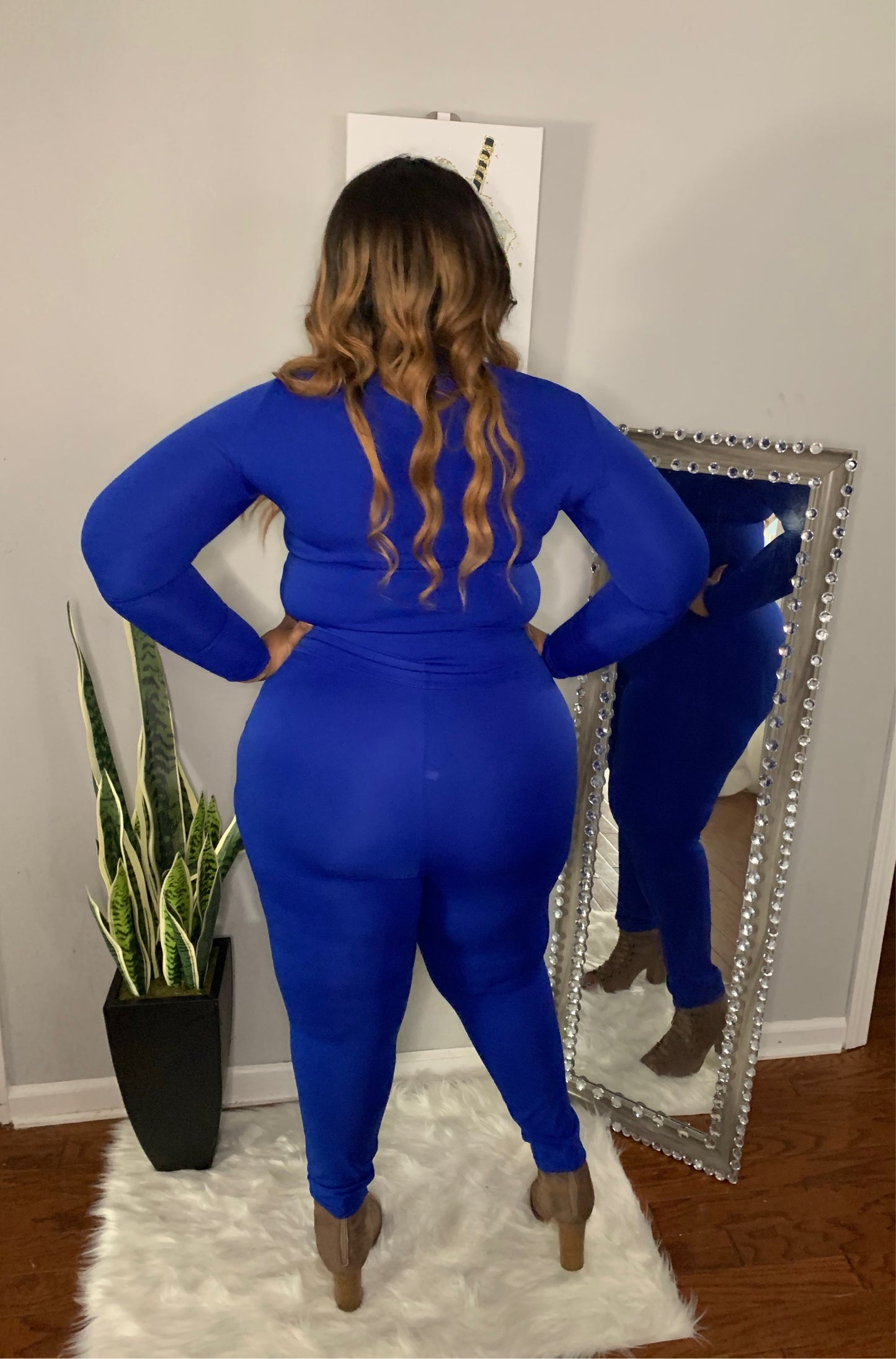 Royal Blue- 2 Piece Jogger Set